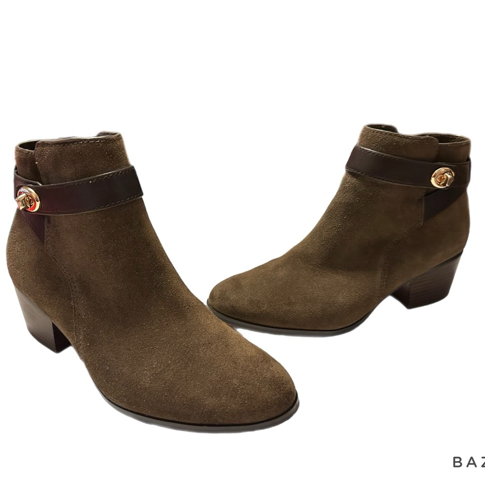 COACH Women's Patricia Suede Leather Ankle Booties in‎ the Size 6
